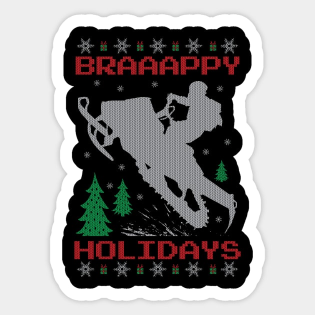 Happy Holidays Snowmobile Sticker by OffRoadStyles